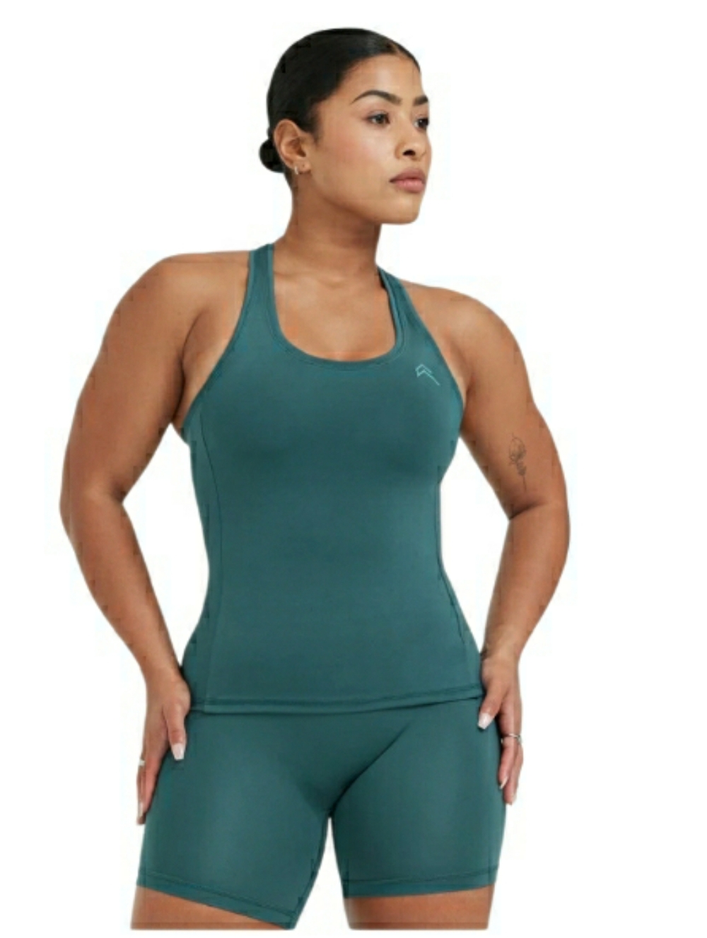 Oner Active Teal Racerback Athletic Tank Top- S